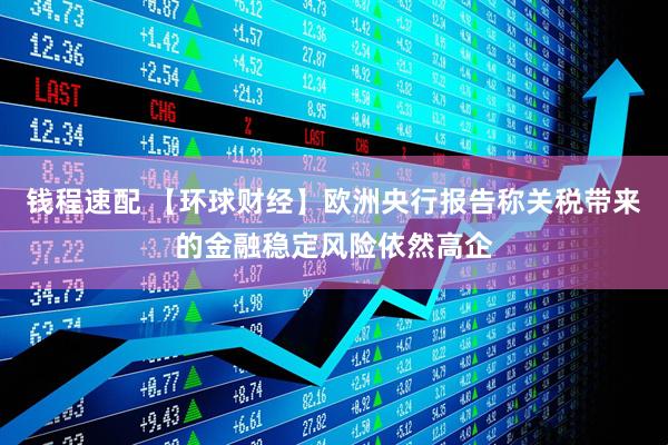 钱程速配 【环球财经】欧洲央行报告称关税带来的金融稳定风险依然高企